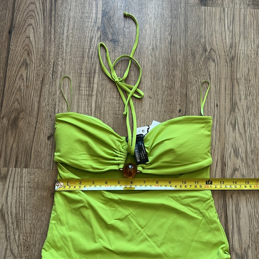 NEW! Zara Bead Bandeau Swimsuit - Picture 8 of 8
